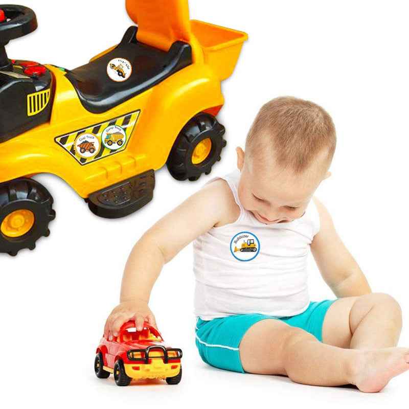 500 Pieces Truck Stickers for Kids 1.5 INCH - TTpen