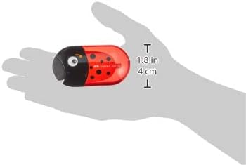 Faber Castell Dual Hole Pencil Sharpener with Eraser Ladybug