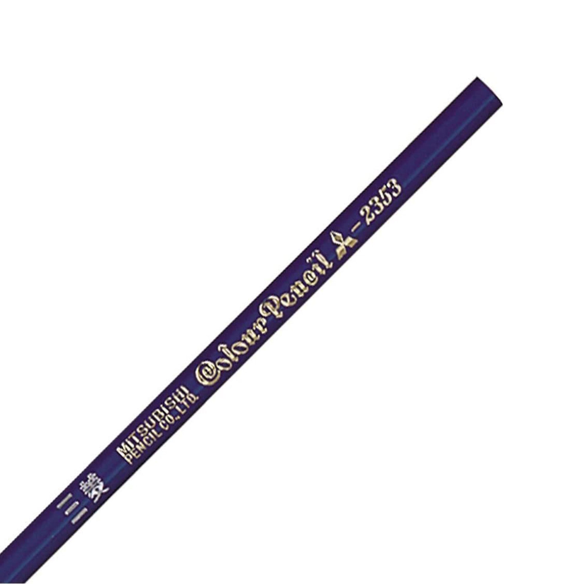 Mitsubishi 2353 Indigo Blue Colored Wooden Pencils