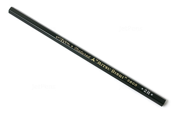 Mitsubishi 9800 Pencil - 2H - 12 Pack