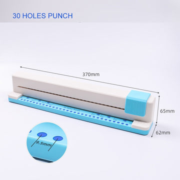 30 Hole Paper Punch for Discbound Notebooks Journaling Supplies