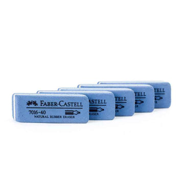 FABER CASTELL 7016-40 NATURAL RUBBER INK ERASER 10 PACK