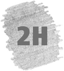 Staedtler 100 Mars Lumograph 2H Graphite Art Drawing Pencil,12 Pack