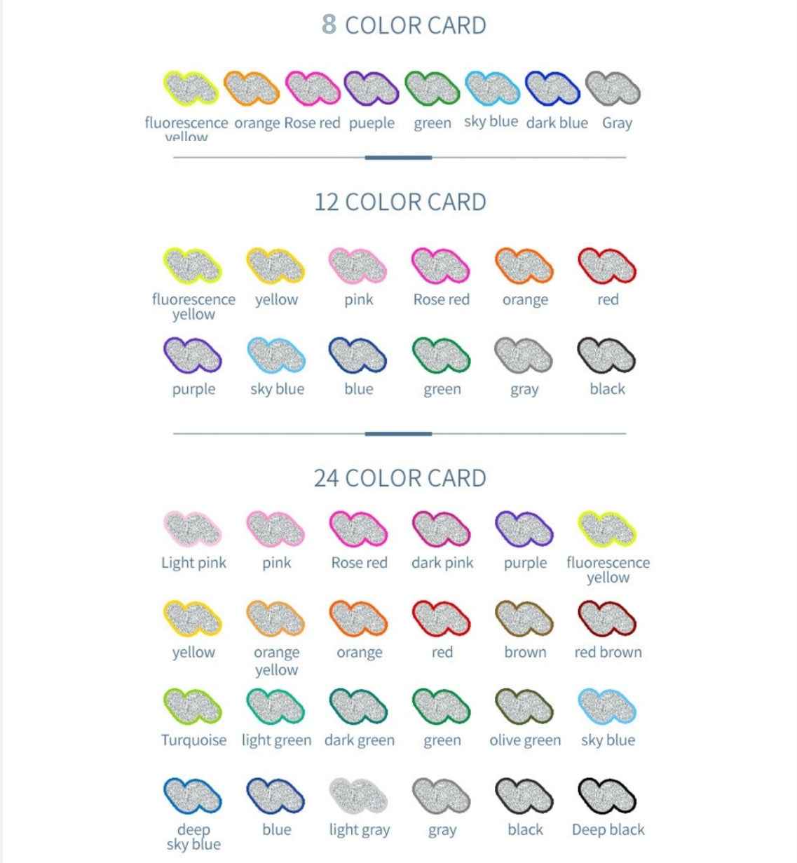 GIORGIONE Double Line Outline Marker Pens,8/12/24 Colors - TTpen