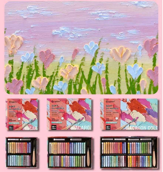 GIORGIONE Soft Oil Pastels for Artistis,24/36/48 Macaron Color - TTpen