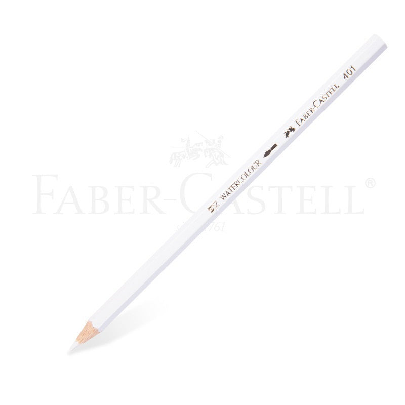 Faber-Castell Watercolor Pencil Single Colour - 12 Pack 401 White