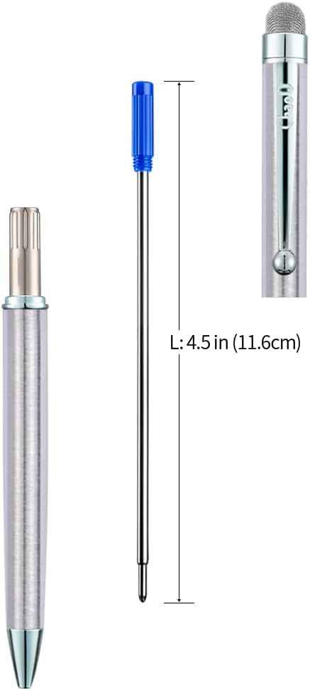 10pcs Black Ink Refills,Replaceable Pen Refills,1mm Medium Tip 116mm - TTpen