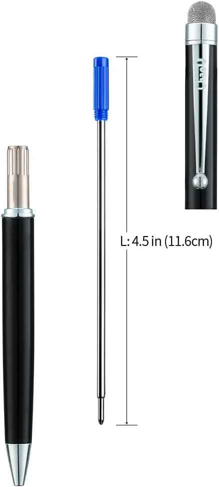 10pcs Black Ink Refills,Replaceable Pen Refills,1mm Medium Tip 116mm - TTpen