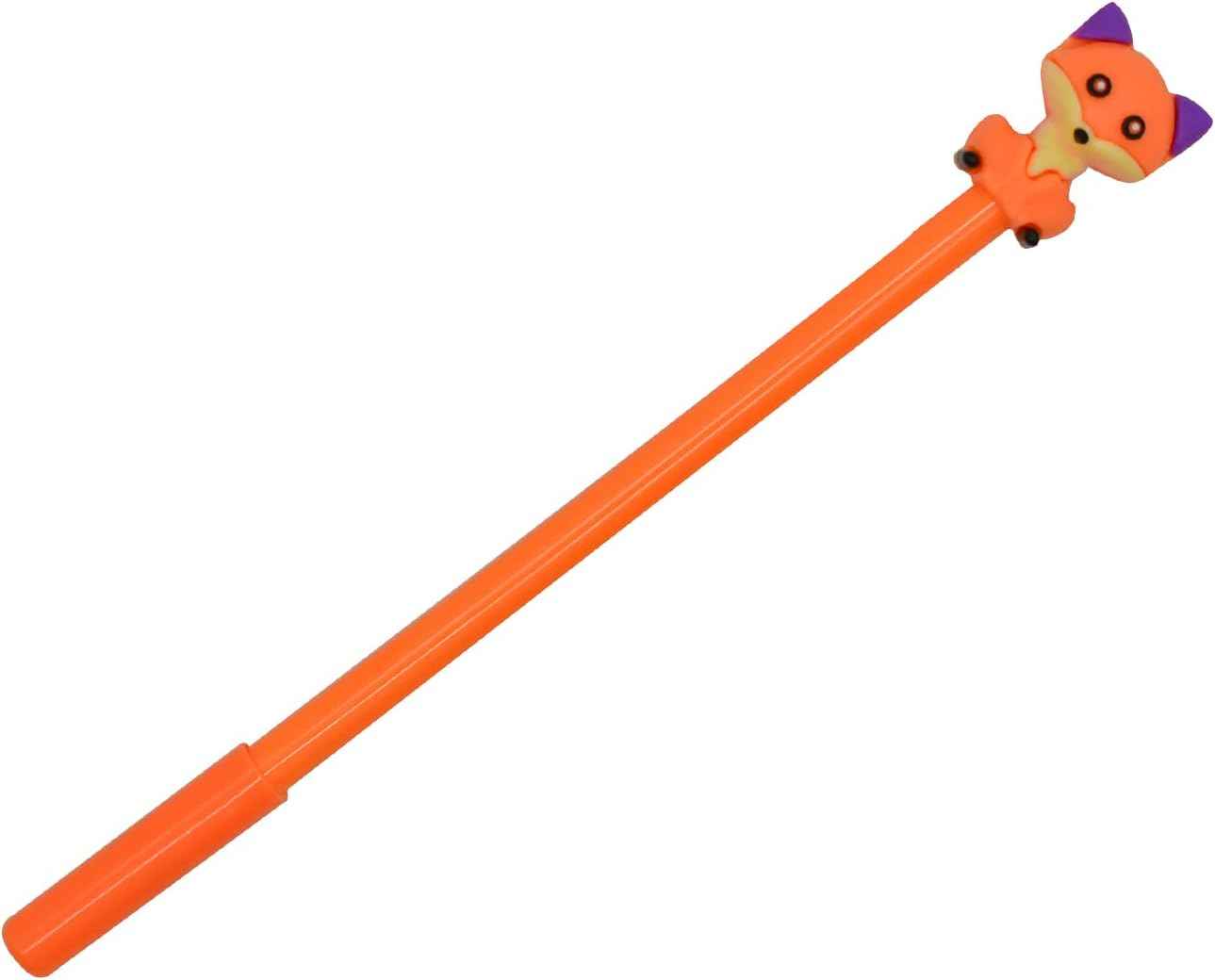 12PCS Kawaii Fox Animal Gel Pen 0.5mm Black Ink For Kids School - TTpen