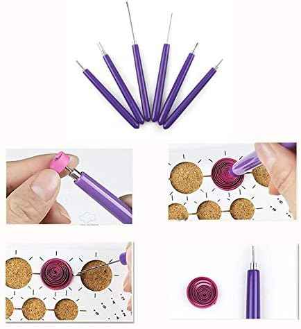 6pcs Quilling Slotted Needle Pen Filigrana Tools for Paper Strips - TTpen