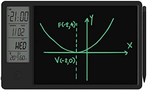Desktop Electronic Calendar Handwriting Board Black