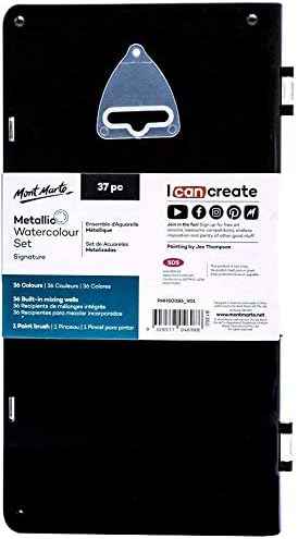MONT MARTE Signature 36 Metallic Watercolor Set - TTpen