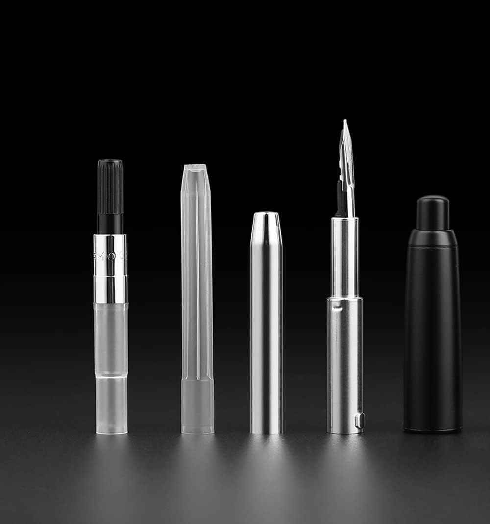 Majohn A1 Press Fountain Pen with Box,Retractable Extra Fine Nib - TTpen