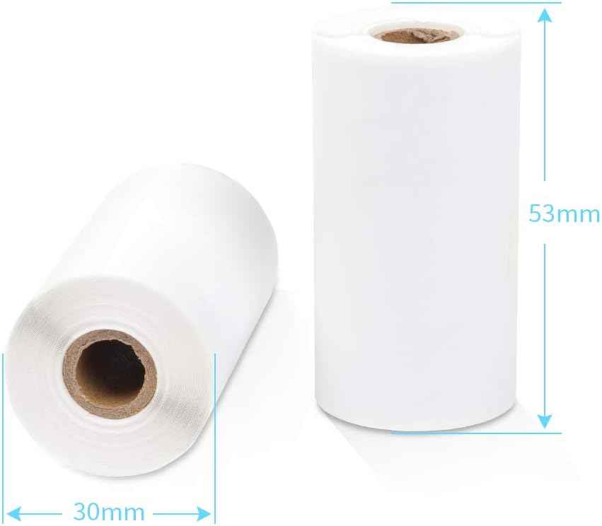 Sticker Thermal Paper for Phomemo M02 M03 Printer White 50mm x 3.5m - TTpen