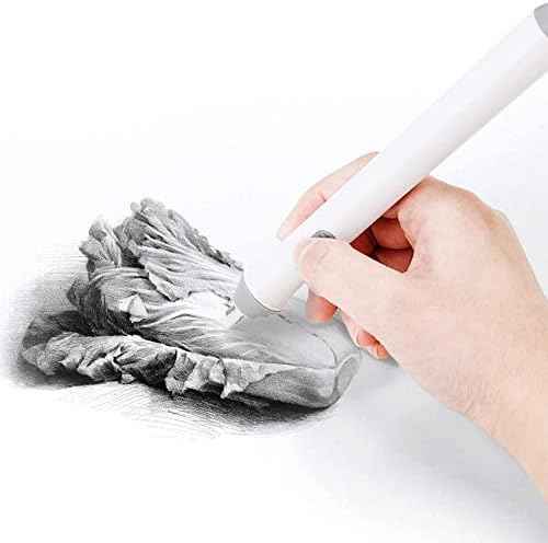 3 Colors Electric Erasers kit With 66 Eraser and 6 pcs Rubber Clips - TTpen