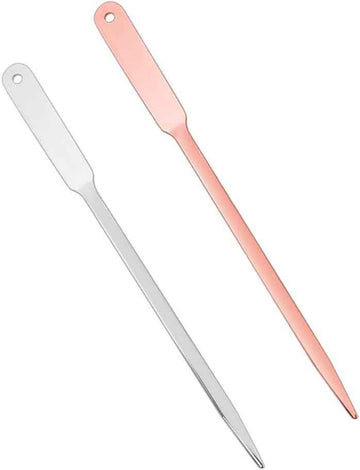 2 Pack Letter Openers Stainless Steel Envelope Slitter,Silver and Rose Gold - TTpen
