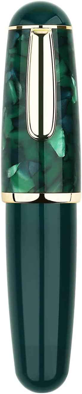 Majohn Q1 Mini Fountain Pen Short Resin Pocket Pen Large Capacity - TTpen