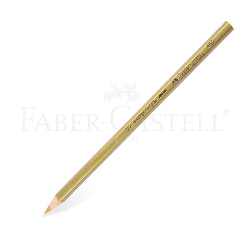 Faber-Castell Watercolor Pencil Single Colour - 12 Pack 452 Gold