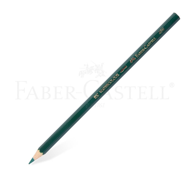 Faber-Castell Watercolor Pencil Single Colour - 12 Pack 459 Dark Green