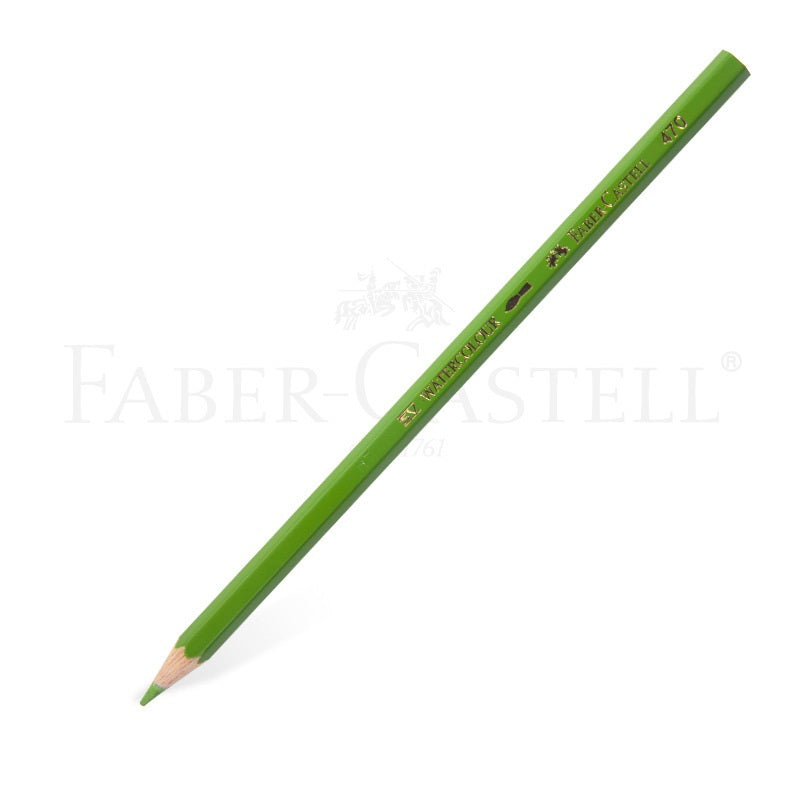Faber-Castell Watercolor Pencil Single Colour - 12 Pack 470 Apple Green