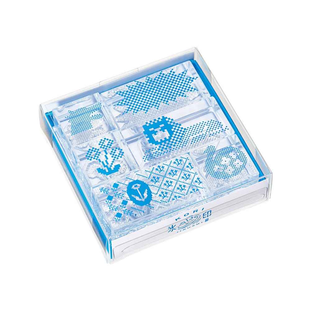 KING JIM Kori Jirushi Ice Cube Stamp Set HITOTOKI