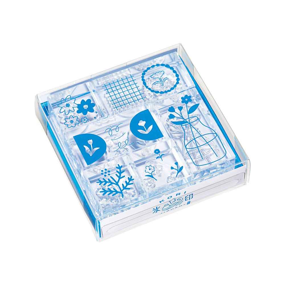 KING JIM Kori Jirushi Ice Cube Stamp Set HITOTOKI