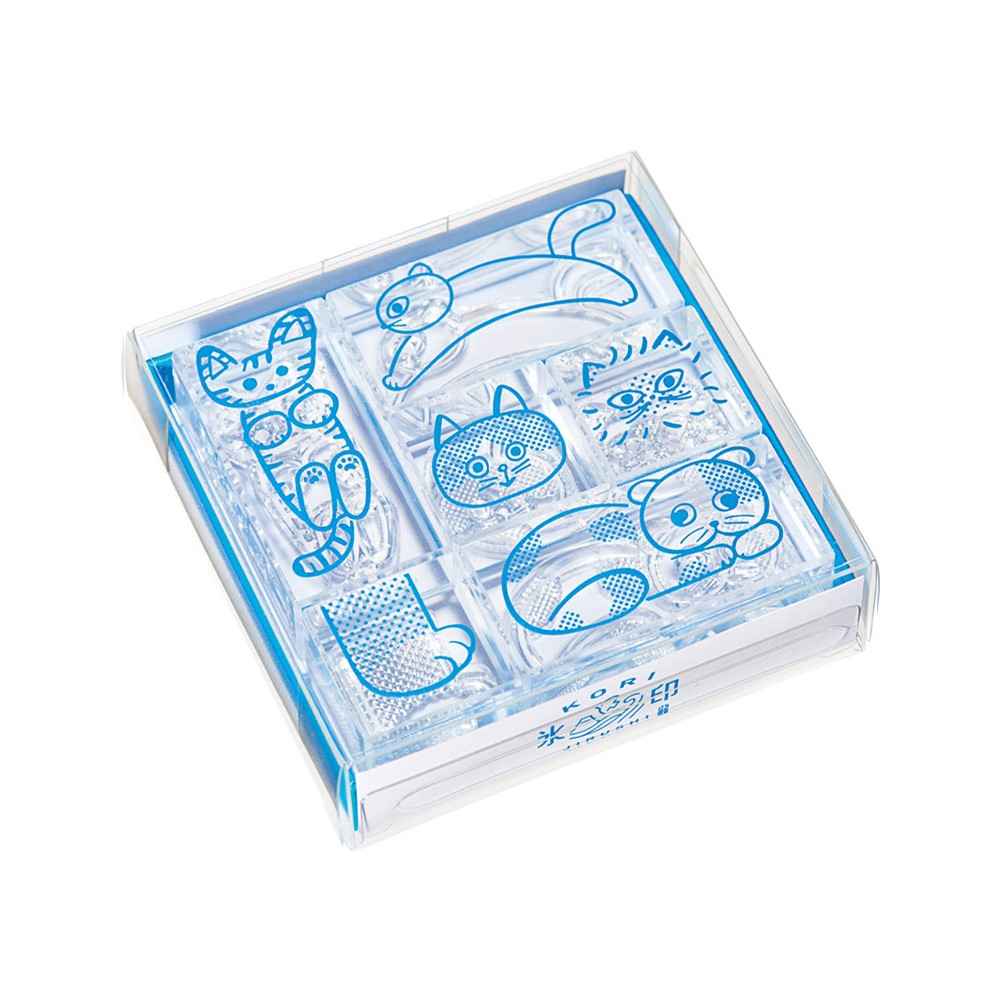 KING JIM Kori Jirushi Ice Cube Stamp Set HITOTOKI