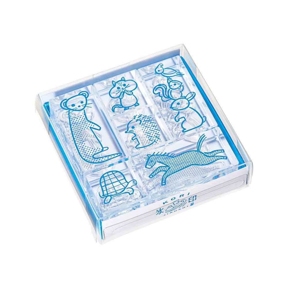 KING JIM Kori Jirushi Ice Cube Stamp Set HITOTOKI