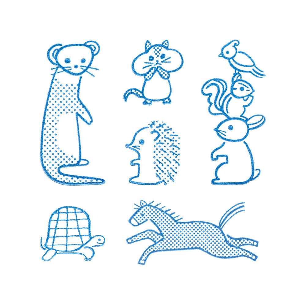 KING JIM Kori Jirushi Ice Cube Stamp Set HITOTOKI