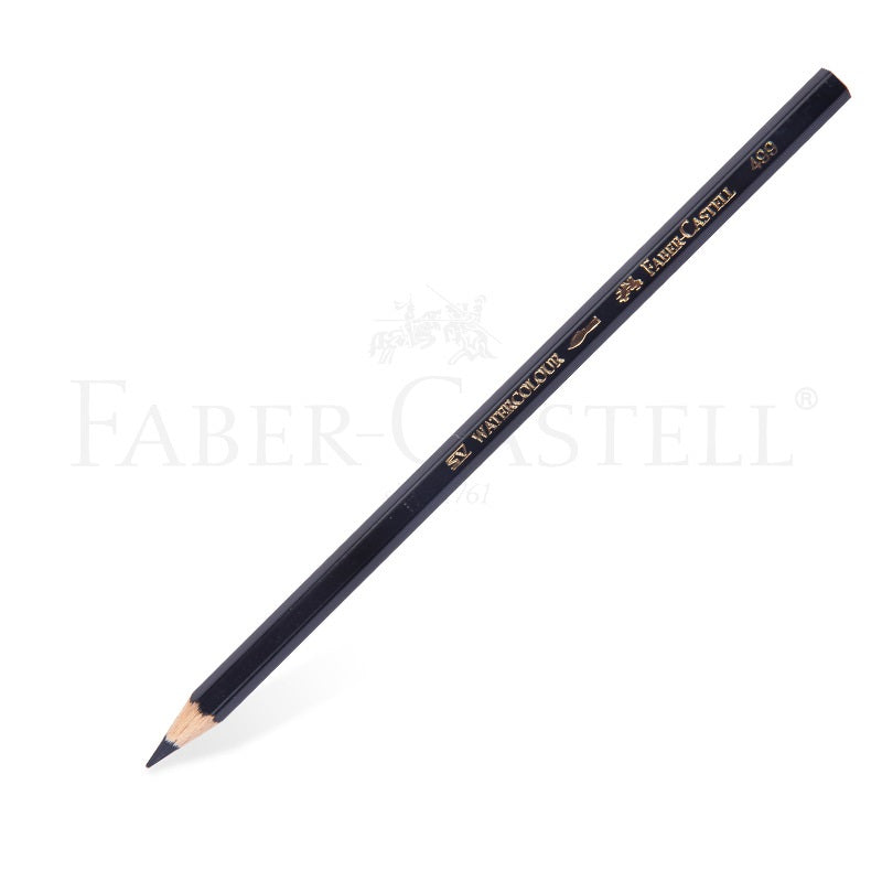 Faber-Castell Watercolor Pencil Single Colour - 12 Pack 499 Black