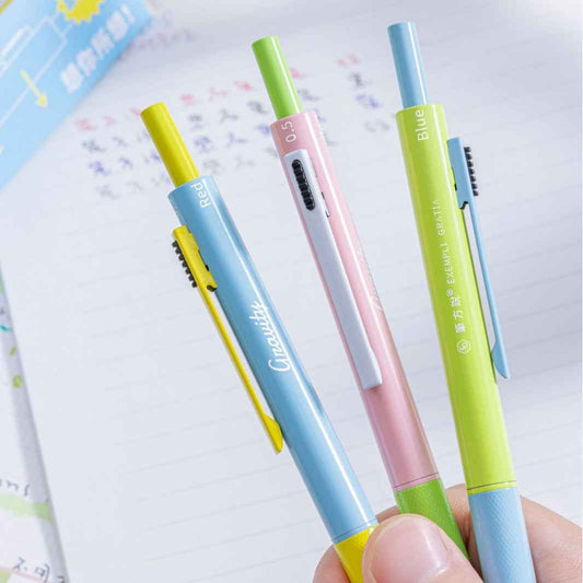 4in1 Multi-Function Pen,0.7mm Ballpoint Pen 0.5mm Mechanical Pencil