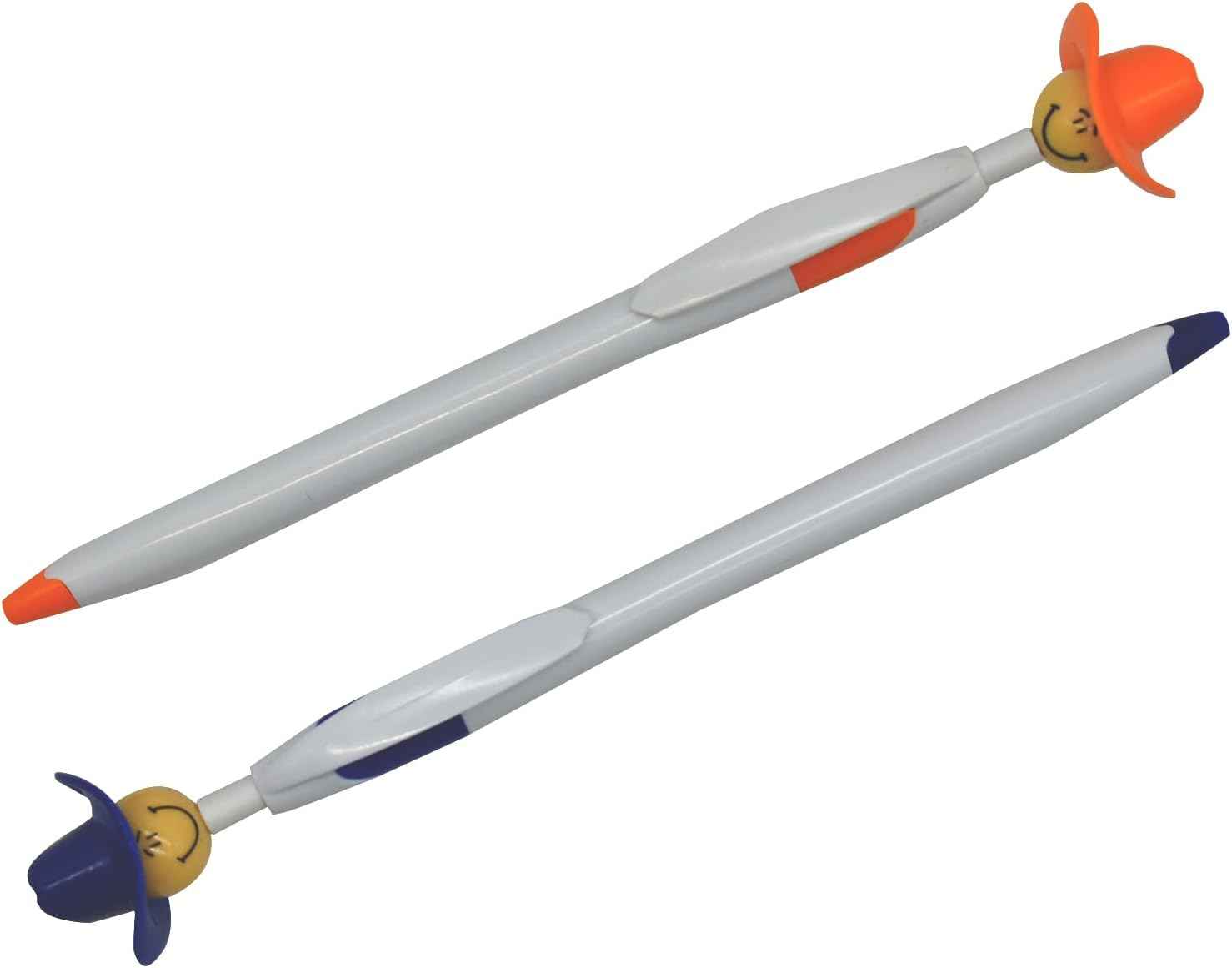 14PCS Fun Cowboy Hat Smile Retractable Ballpoint Pens For Kids - TTpen