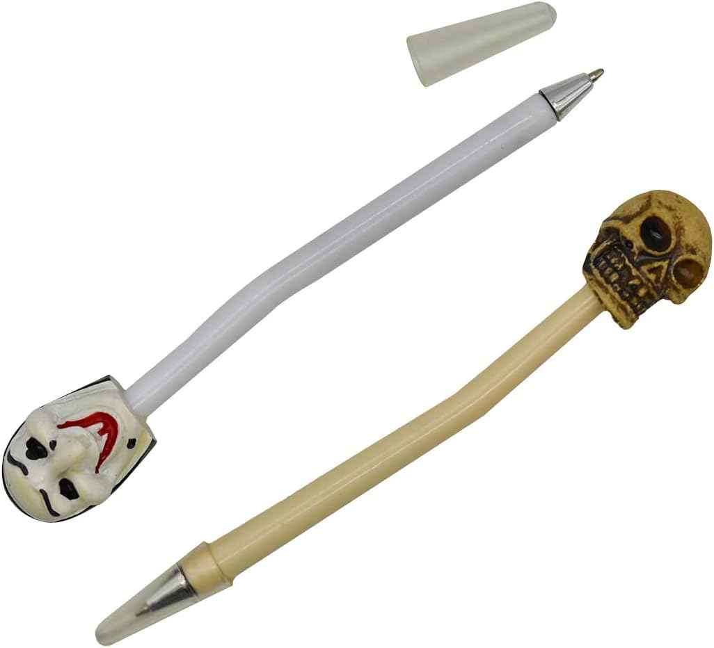18 PCS Halloween Spooky Skull Pumpkin Grimace Vampire Ballpoint Pens - TTpen