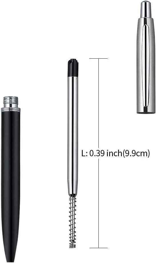 6pcs Ballpoint Pen Refills,1mm Medium Tip,Black Blue Red - TTpen