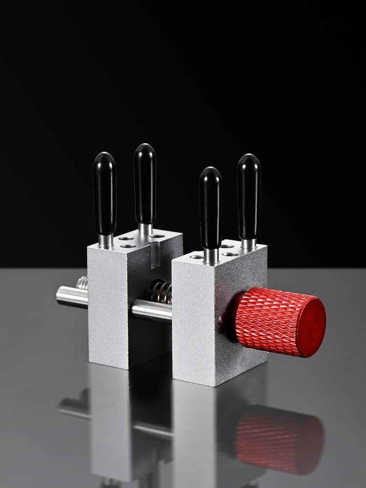 Model Metal Handy Mini Vise Vice Grip Width 0.78inch - 1.18inch Ajustable Red - TTpen