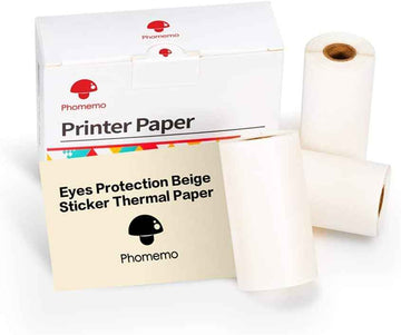 Phomemo Eyes Protection Beige Thermal Paper for M02/M03 Pocket Printer - TTpen