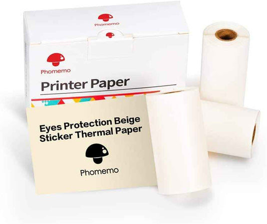 Phomemo Eyes Protection Beige Thermal Paper for M02/M03 Pocket Printer - TTpen