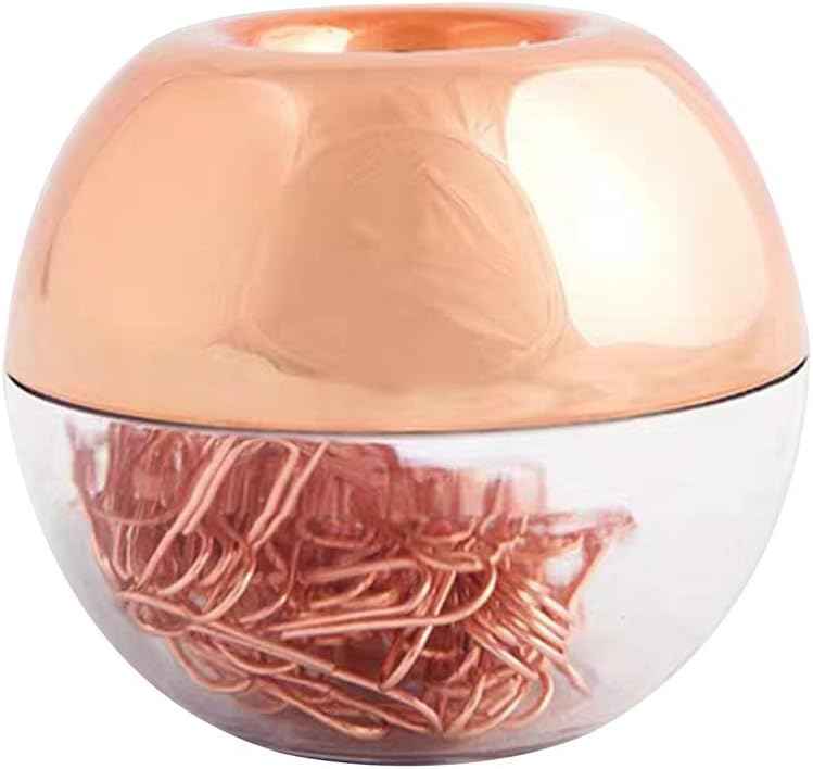 100pcs 28mm Paper Clips in Elegant Magnetic Clip Holder - TTpen