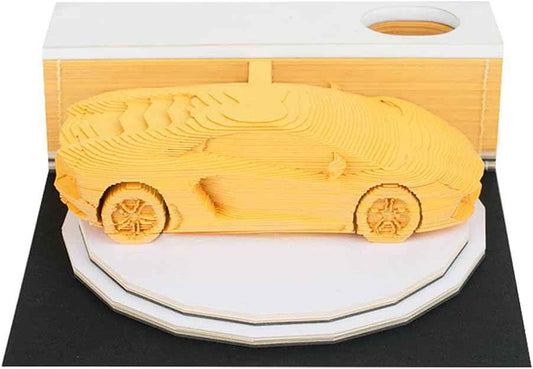Sports Car 3D Memo Pad Notepads with Pen Holder - TTpen