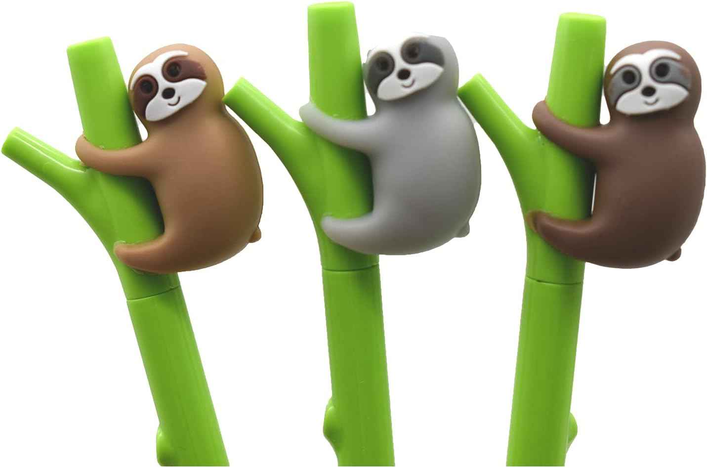 24PCS Sloth Kawaii Bradypod Climbing Tree 0.5mm Black Ink Gel Pens - TTpen
