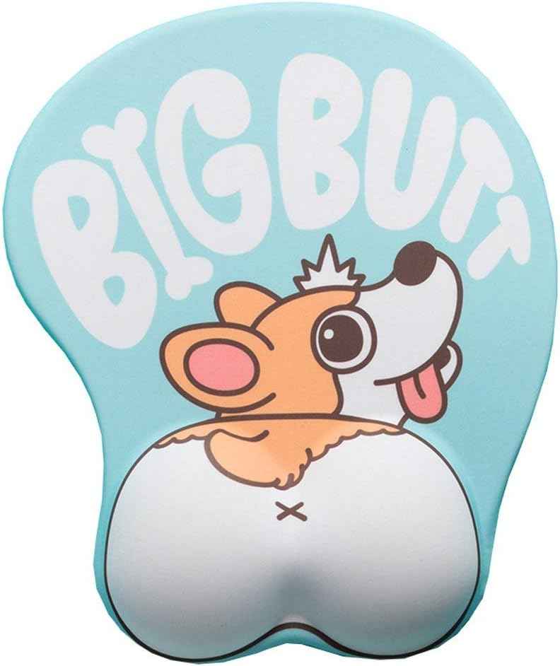 Cute Corgi Dog Butt Anime Mouse Pad with Wrist Support - TTpen