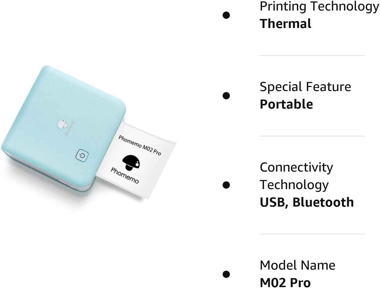 Phomemo M02 Pro Pocket Thermal Bluetooth Photo Printer Type-C Charging - TTpen