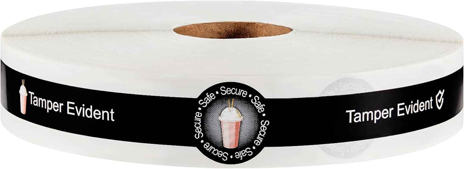 600Pcs Safe Secure Tamper Evident Seals for Drink Lids Stickers - TTpen
