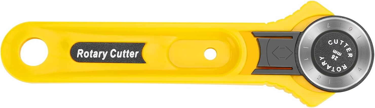 28mm/45mm/60mm Rotary Cutter for Fabric,Precision Cloth Cutting Tool 28mmCutter