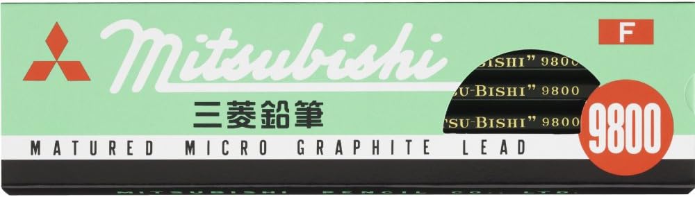 Uni Mitsubishi Pencil 9800 - F - 12 Pack