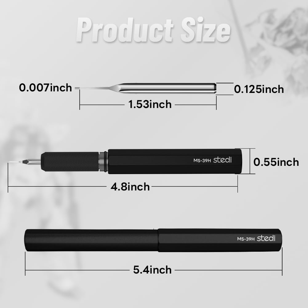 Stedi Model Scriber,Tungsten Steel Blades 0.2 mm - TTpen