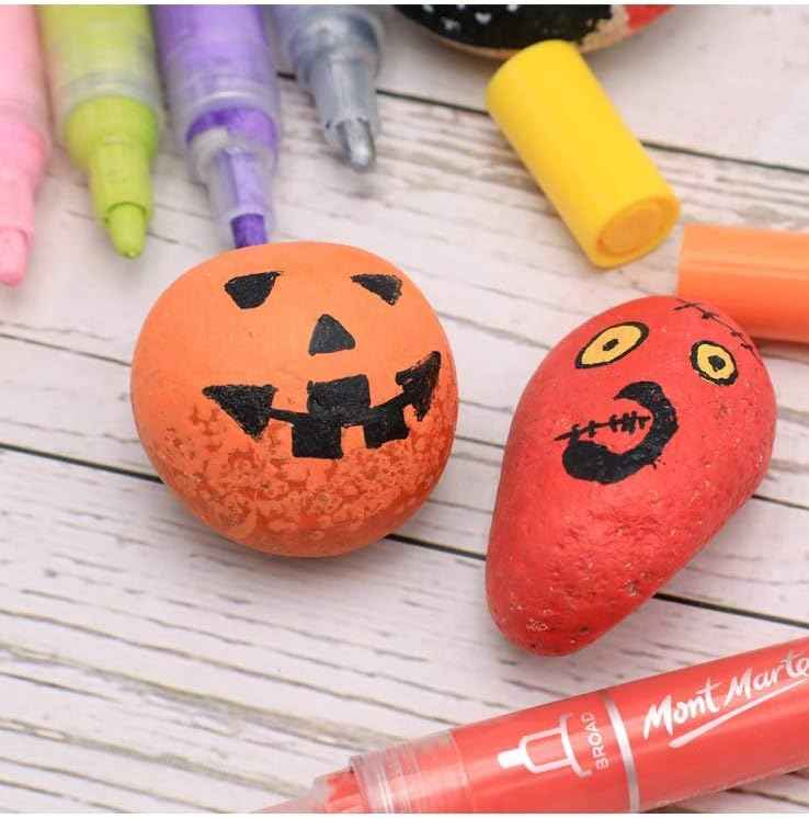 Mont Marte Signature Acrylic Paint Pens,24 Piece,Round Tip (3mm) - TTpen