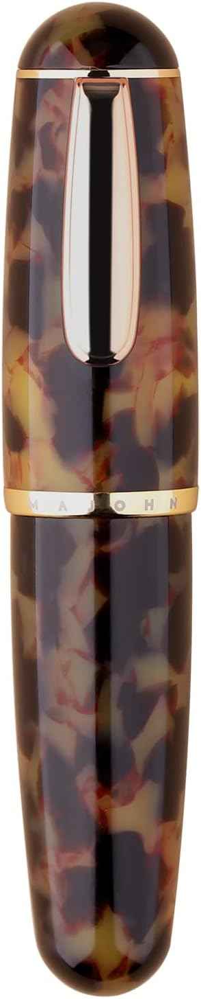 Majohn Q1 Mini Fountain Pen Short Resin Pocket Pen Large Capacity - TTpen