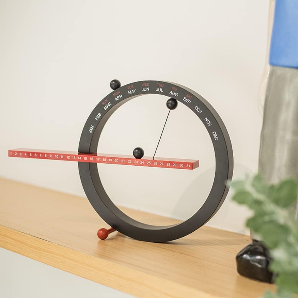 Desk 2024 Perpetual Calendar,Month Week Date Display