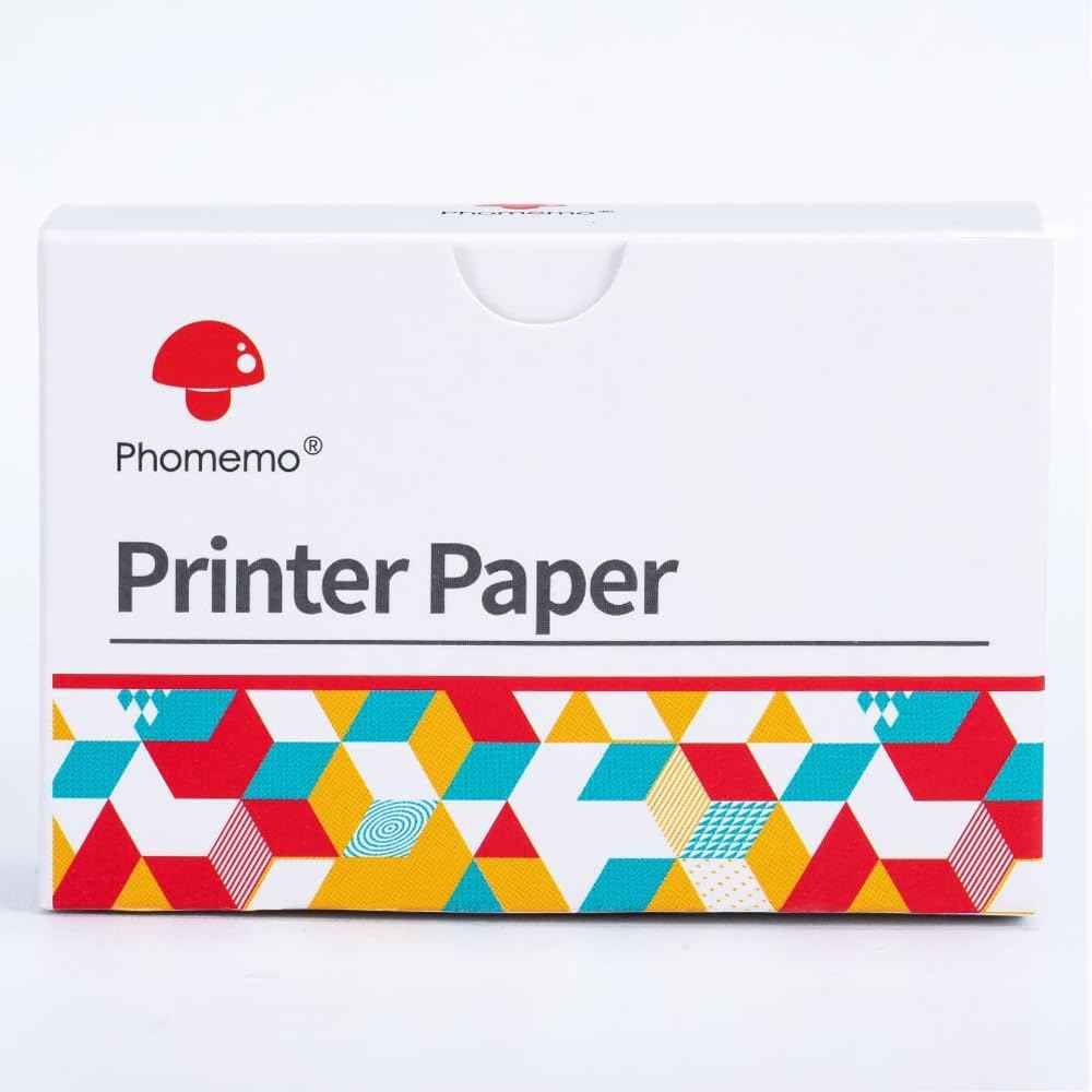 Thermal Paper for Phomemo M02 M03 Printer Black on White 50mm x 3.5m - TTpen